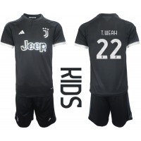 Dětský Fotbalový dres Juventus Timothy Weah #22 2023-24 Třetí Krátký Rukáv (+ trenýrky)